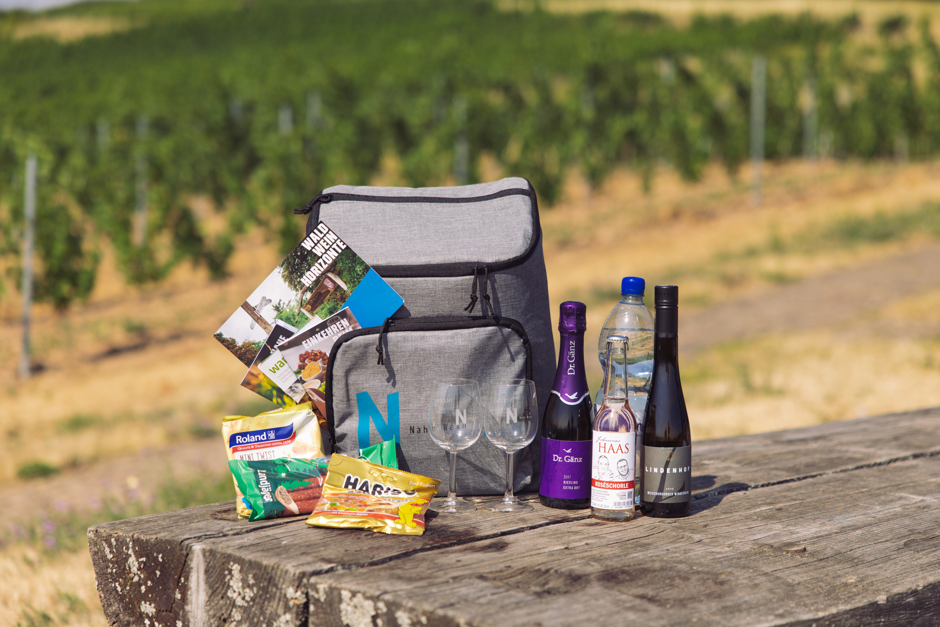 NaheWein-Wander-Rucksack Wald, Wein, Horizonte